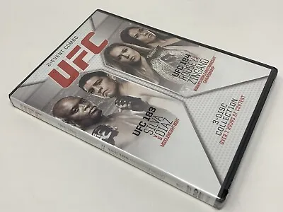 NEW UFC 183 184 COLLECTION DVD 2015 3 Disc Set SILVA VS DIAZ / ROUSEY VS ZINGANO • $59.95