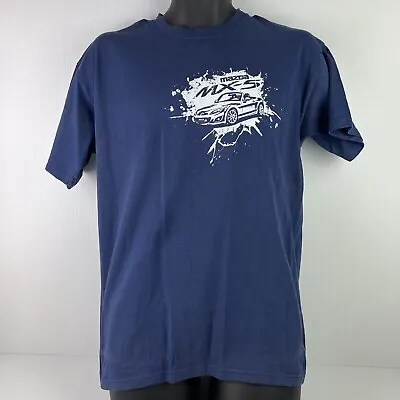 Mazda MX-5 Official Graphic T-Shirt Mens M Navy Blue/White 53/70 • $39.99