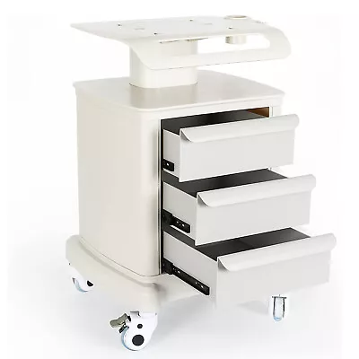 Mobile Trolley Cart For Ultrasound Hospital/Salon Trolley Storage Cart&3 Drawers • $225.99