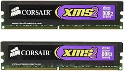 CORSAIR XMS2 4GB 2x 2GB DDR2 PC2 6400 C5 Memory CM2X2048-6400C5 • £25