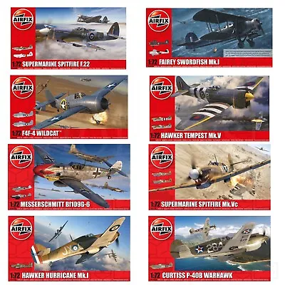 £13.69 • Buy Airfix 1:72 Model Kits WW2 Aircraft Spitfire Hurricane Messerschmitt Focke Plane