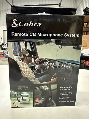 Cobra CA MS4 4 Pin Mobile CB Radio Noise Canceling Microphone Headset • $11