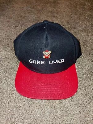 Super Nintendo Mario Snapback Adjustable Cap Logo Hat • $11.58