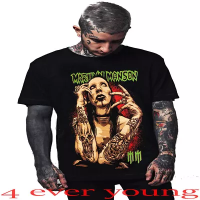 Marilyn Manson The Classic Rock Punk Rock  T Shirts  • $11.69