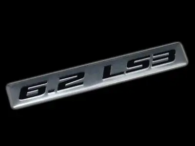 Commodore Chev Chrome Black 6.2l Ls3 Badge Ve Hsv Maloo R8 Ss V8 • $16.99