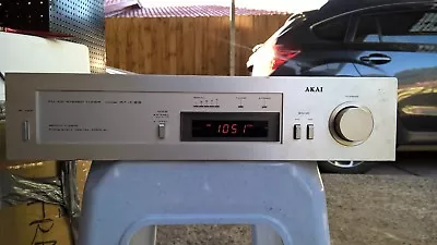 Vintage AKAI FM AM Stereo Tuner Model: AT-K33 Working Condition • $79