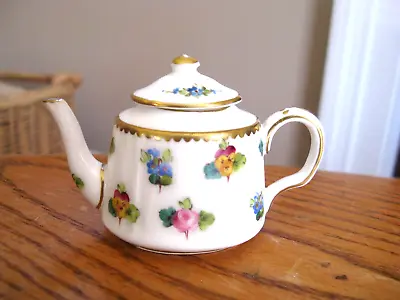 Vintage Minton Mini Miniature 3  Floral Tea Pot Teapot H619 • $69.99