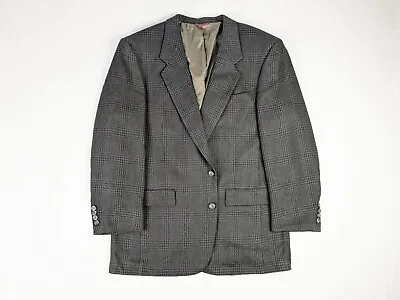 Hart Schaffner Marx Jacket Adult 44 Long Plaid Two Button Sport Coat • $14.55