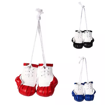 Mini Boxing Gloves Car Pendant Miniature Punching Gloves • $8.45