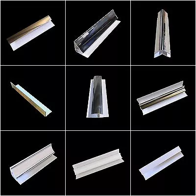 £37.25 • Buy Trims For Bathroom Panels & Shower Wall All Types & Colours PVC End Caps, Angles