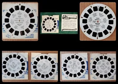 Lot Of 7 Vintage Sawyer's View-Master Reels: Travel/Scenery - US & Abroad  • $10