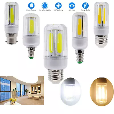 LED Corn COB Light Bulb E26 E27 E14 E12 B22 12W 16W Daylight Low Heat White Lamp • $4.71