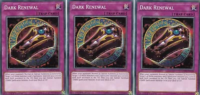 Yugioh Card 3 X Dark Renewal Ledd-ena30 Legendary Dragon Deck 1st Edition • £3.70