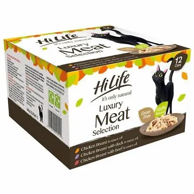 £19.53 • Buy HiLife It's Only Natural Cat Food Only Natural Luxury Meat Selection 12 X 70g