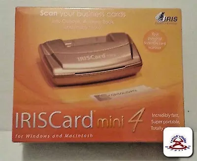 IRIS Card Mini 4 -Personal Business Card Scanner New Sealed In Factory  Plastic • $35