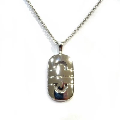 $1992 • Buy BVLGARIi Parentesi Necklace 45cm 750Wg K18 White Gold Jewelry Used