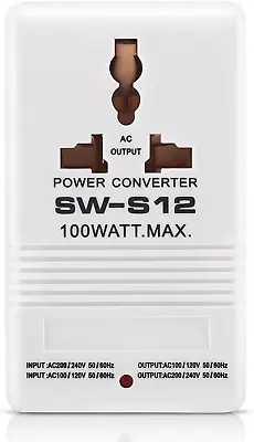 110V To 220V Step Up & Down Power Voltage Converter Watt Transformer For Travel  • $29.97