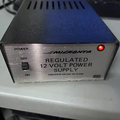 Vintage Micronta Regulated 12 Volt Power Supply #22-124A 13.8VDC-2.5A  Tested  • $29