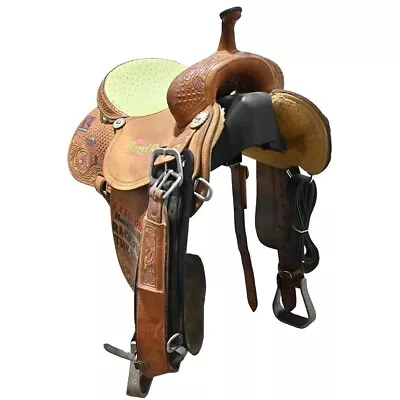 Used 14.5  Martin Saddlery Crown C Trophy Saddle Code: U145MARTINBRTRO • $1199