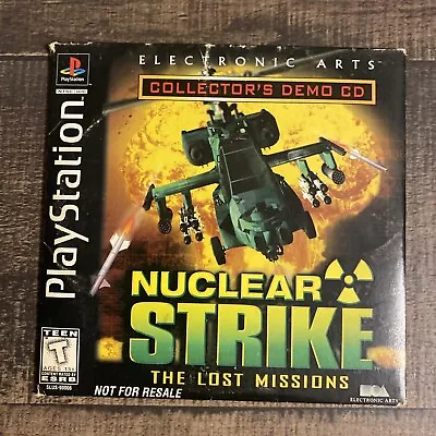 Nuclear Strike The Lost Mission Collector’s Demo CD PS1 • $10