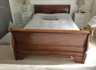 £400 • Buy Antique Mahogany King Size Sleigh Bed Frame