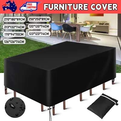 $7.95 • Buy Waterproof Outdoor Furniture Cover Garden Patio Rain UV Table Protector Sofa AU