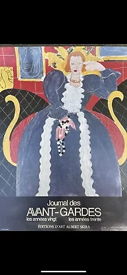 Vintage Original  Lady In Blue  French Gallery Poster By Matisse  • $35