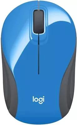 Logitech Wireless Mini Mouse M187 Ultra Portable 1000 DPI Optical 3-Button -Blue • $9.95