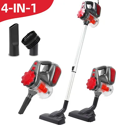 4-in-1 Upright & Handheld Vacuum Cleaner Bagless Lightweight Stick Carpet Hoover • £32.59