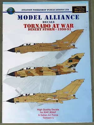 Model Alliance Decals 72174 Tornado GR.1 IDS ADV Desert Storm Decl In 1:72 Scale • £12.50