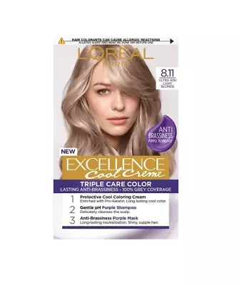 L'Oreal Excellence Hair Dye Cool Creme Triple Care Color Keratin Long Lasting • £22.19