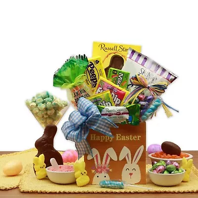 Bunny Delights Happy Easter Gift Basket Easter Basket Filled Easter Basket • $39.99