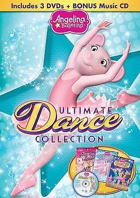 Angelina Ballerina: Ultimate Dance Collection (DVD 2012 3 DVDs 1 CD) NEW • $11.98