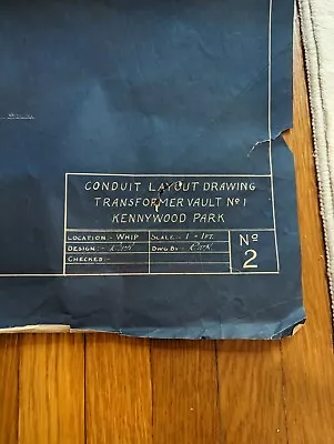 Kennywood Park PA Conduit Layout Map • $25