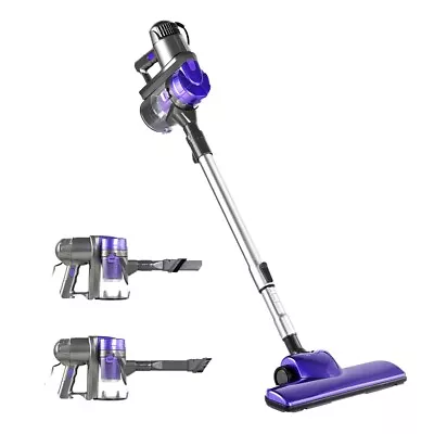 Devanti Portable Handheld Vacuum Cleaner Stick Bagless Corded Purple & Silver • $70.04