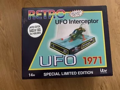 Sixteen 12 Models Retro UFO Interceptor Diecast In Original Box  Limited Edition • £180