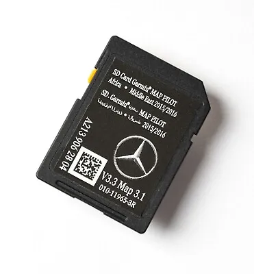 Mercedes Africa Middle East SD Card Garmin Map Pilot NTG5s2 C GLC V E X W205 • $189.08