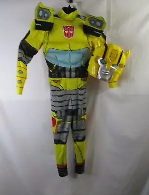 $15.99 • Buy Bumblebee Costume Boys Medium Yellow Jumpsuit Mask Transformers Halloween