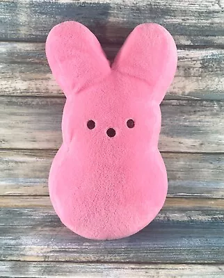 Peeps Marshmallow Easter Bunny 9 Inch Pink Rabbit Plush Stuffed Animal • $8.99