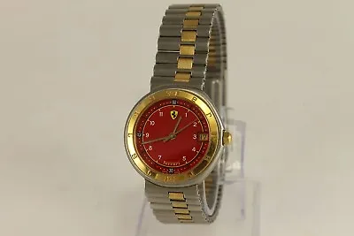 Vintage FERRARI Formula By Cartier Swiss Quartz Wrist Watch • $345