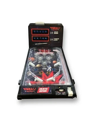 Pinball Machine Galactic Edition Arcade Game Toy • £15