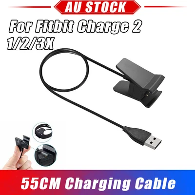 $10.89 • Buy 55CM Charger Charging Cable For Fitbit Charge 2 Wristband Smart Fitness Watch
