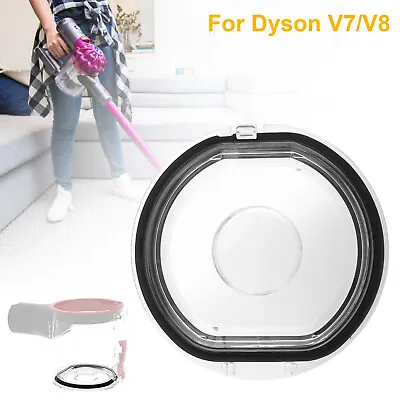 $13.48 • Buy Dust Bin Lid Cap For Dyson V7/V8 Vacuum Cleaner Replacement Cover W/Seling Ring