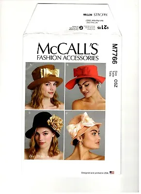 McCalls M7766 Hats Misses Sewing Pattern Uncut • $9.24