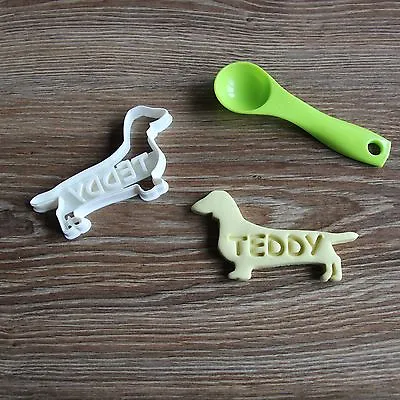 Dachshund Custom Cookie Cutter Treat Personalized Pet Name • £8.68