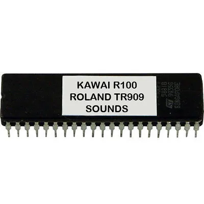 KAWAI R100 R50 - Roland TR909 TR-909 Sounds Eprom Drum Machine Vintage • $24.40