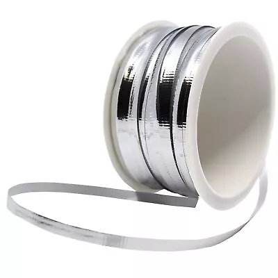 Morex Smooth Metallic Curling Ribbon .1875 X150'-Silver • $7.95