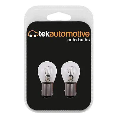 2 X 384A Brake Tail Motorcycle Headlight Headlamp Light Bulbs 6V 18/5W BAY15D • £5.99