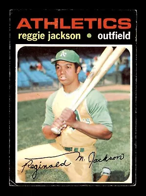 1971 Topps Baseball #20 Reggie Jackson VG *d3 • $20