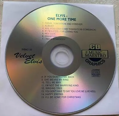 Elvis Presley Karaoke Cdg One More Time Vol 32 Music Songs Collection ! • $11.91